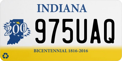 IN license plate 975UAQ