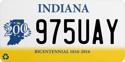 IN license plate 975UAY