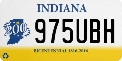 IN license plate 975UBH