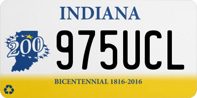 IN license plate 975UCL