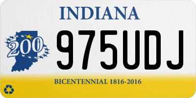 IN license plate 975UDJ