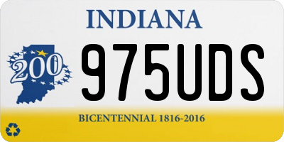 IN license plate 975UDS