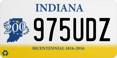IN license plate 975UDZ