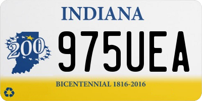 IN license plate 975UEA