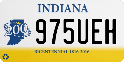 IN license plate 975UEH