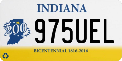 IN license plate 975UEL