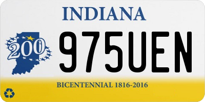 IN license plate 975UEN