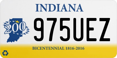 IN license plate 975UEZ