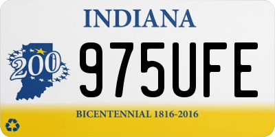 IN license plate 975UFE