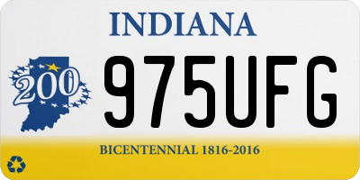 IN license plate 975UFG