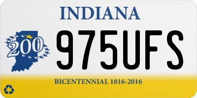 IN license plate 975UFS