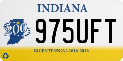 IN license plate 975UFT