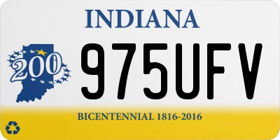 IN license plate 975UFV