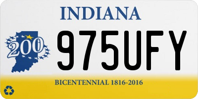 IN license plate 975UFY
