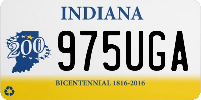 IN license plate 975UGA