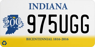 IN license plate 975UGG