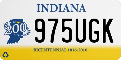 IN license plate 975UGK