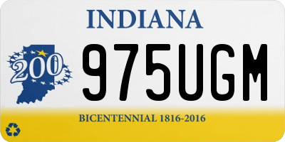 IN license plate 975UGM