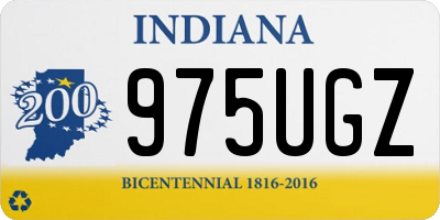IN license plate 975UGZ