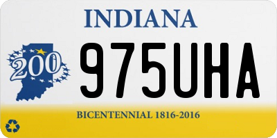 IN license plate 975UHA