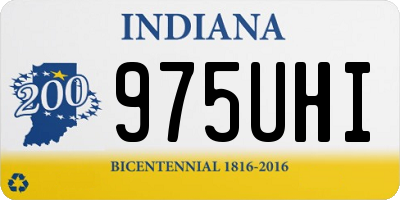 IN license plate 975UHI