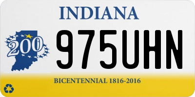 IN license plate 975UHN