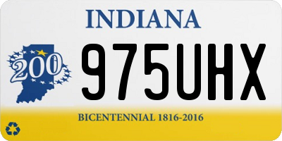 IN license plate 975UHX