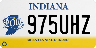 IN license plate 975UHZ