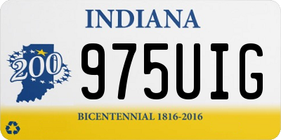 IN license plate 975UIG