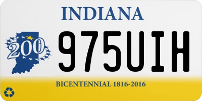 IN license plate 975UIH
