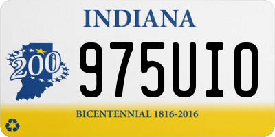 IN license plate 975UIO