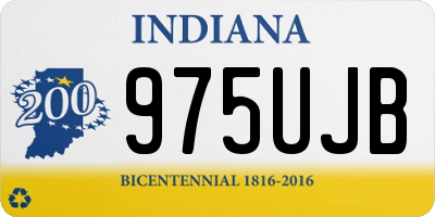 IN license plate 975UJB