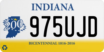 IN license plate 975UJD