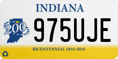 IN license plate 975UJE