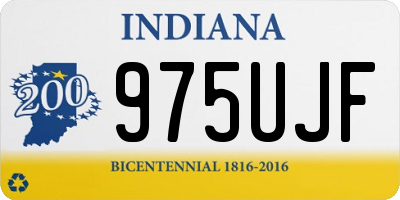 IN license plate 975UJF