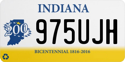 IN license plate 975UJH