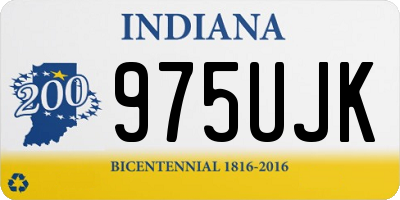 IN license plate 975UJK