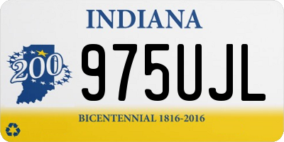 IN license plate 975UJL