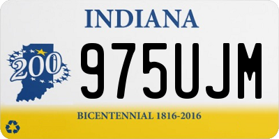 IN license plate 975UJM