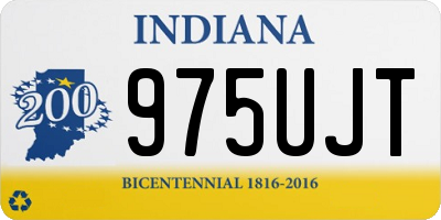 IN license plate 975UJT