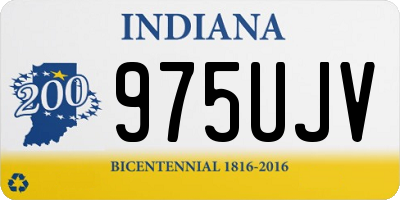 IN license plate 975UJV
