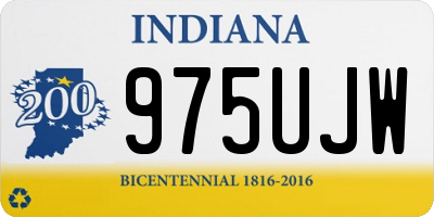 IN license plate 975UJW