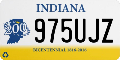 IN license plate 975UJZ
