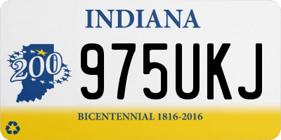 IN license plate 975UKJ