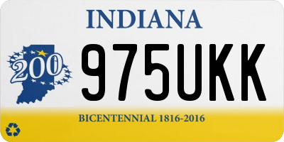 IN license plate 975UKK