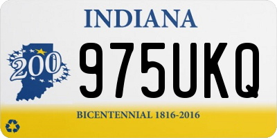 IN license plate 975UKQ