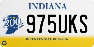 IN license plate 975UKS