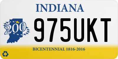 IN license plate 975UKT