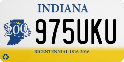 IN license plate 975UKU