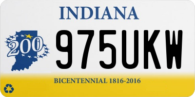 IN license plate 975UKW